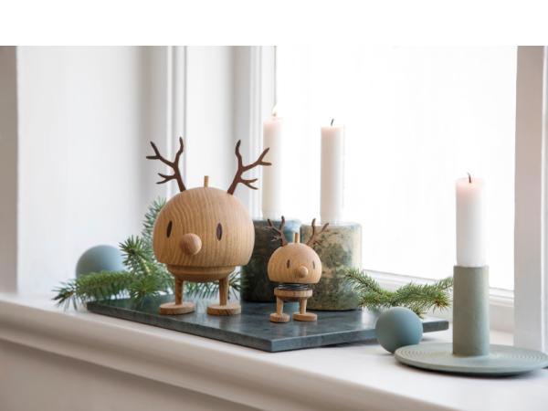 Hoptimist Reindeer Bumble Hoptimist 6,4 x 5,9 x 9,5 cm S Oak